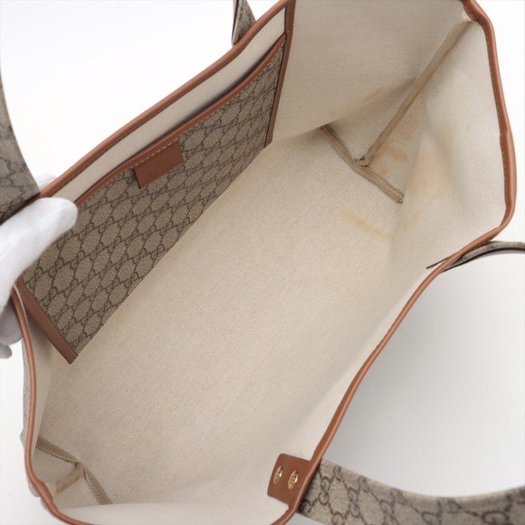 Gucci GG Supreme Leather Tote Bag - Picture 7 of 11